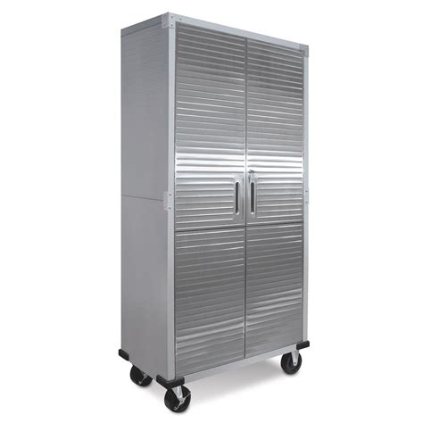 ultrahd steel heavy-duty storage cabinet by seville classic in silver|seville classics ultrahd rolling storage.